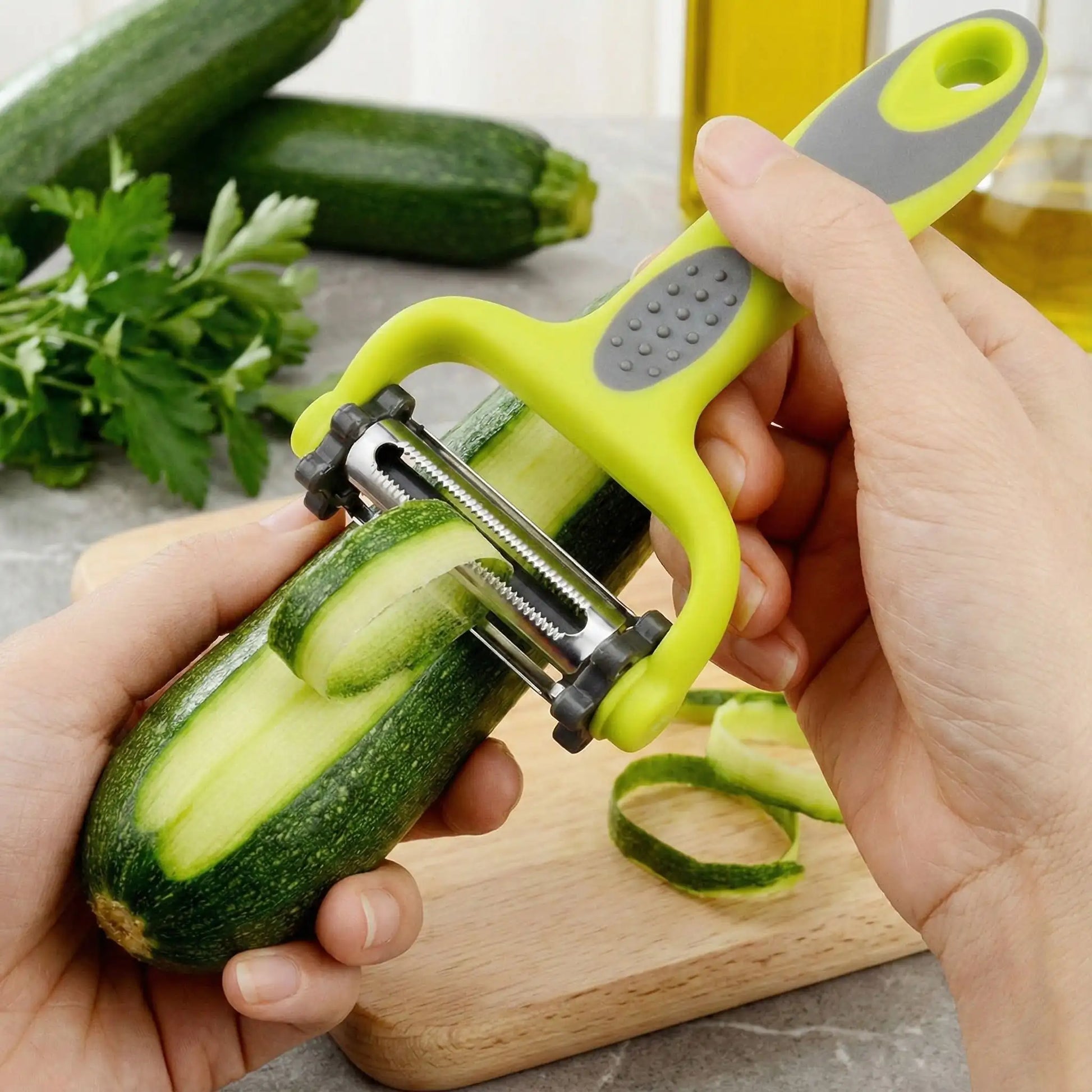 econome durable pour eplucher facilement un courgette