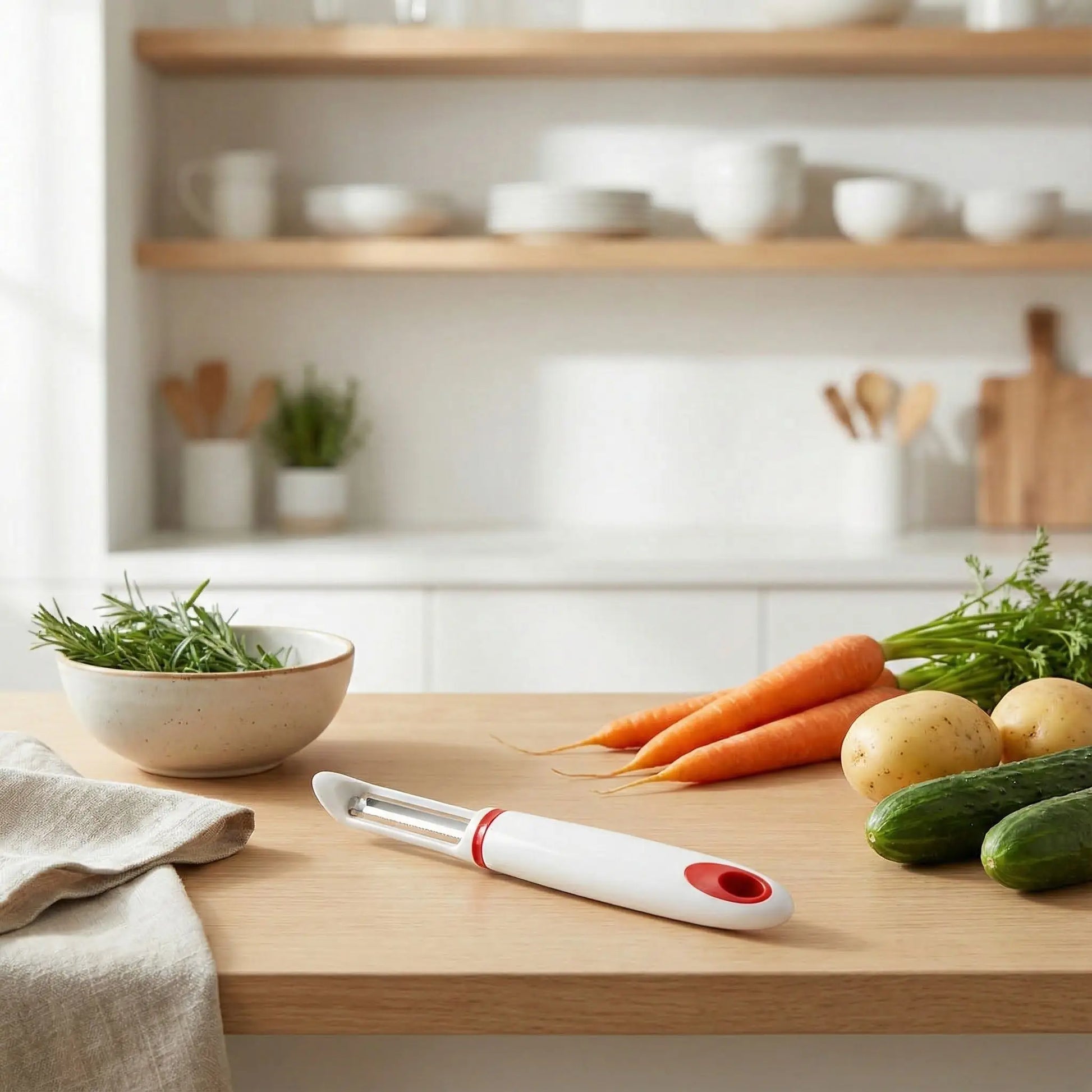 econome polyvalent pour eplucher et retirer les imperfections des legumes et des fruits