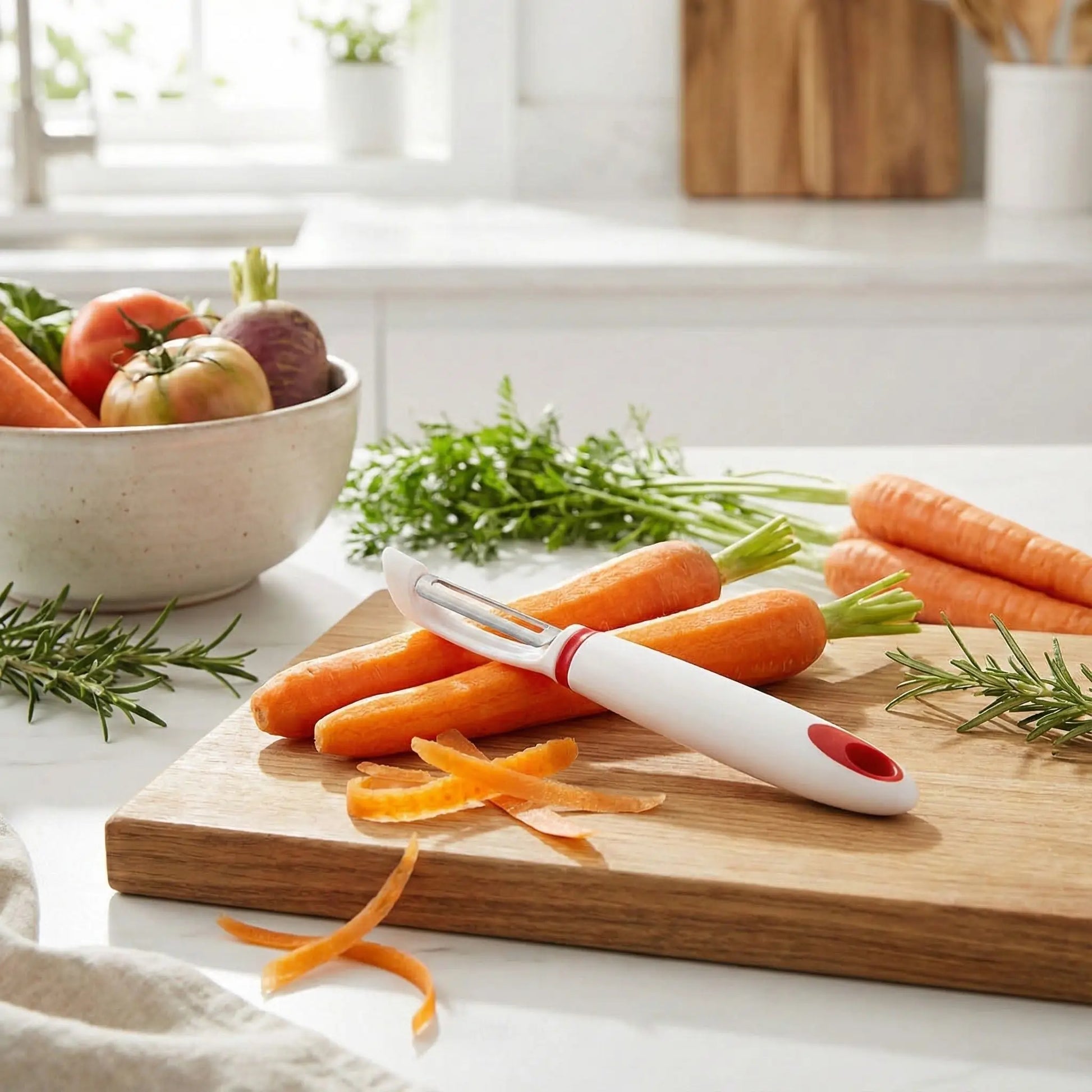 econome pour eplucher une pomme de terre facilement