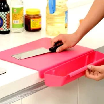 Planche à Découper - ChopBox™ - Rose - Cuisine Élite