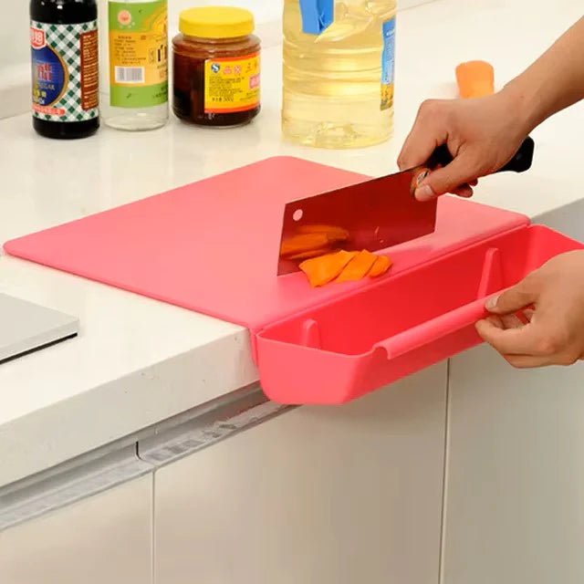 Planche à Découper - ChopBox™ - Rose - Cuisine Élite