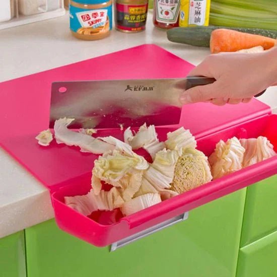 Planche à Découper - ChopBox™ - Rose - Cuisine Élite