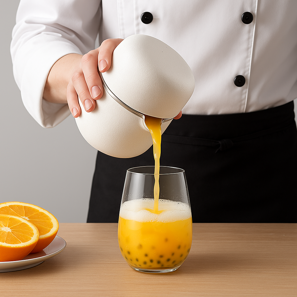 press agrume blanc permet de preserver les vitamines,enzyme et fraicheur naturelle