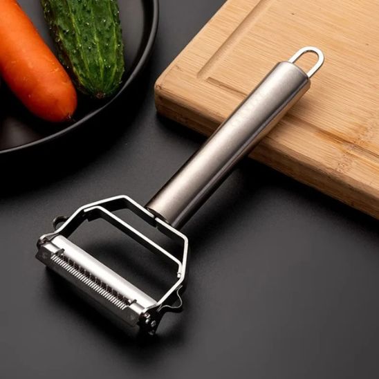 rape a  legumes manuelle en acier inoxydable robuste